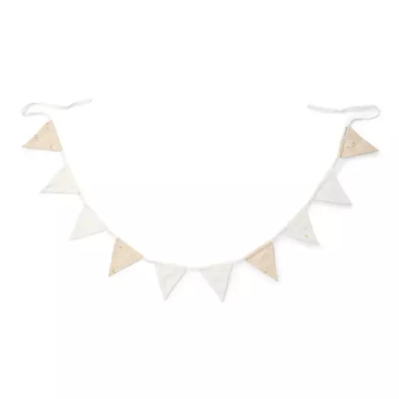 Little Dutch Girlande mit Wimpeln Newborn Naturals Little Goose