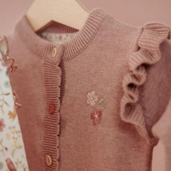 Little Dutch Strickjacke Fairy Garden Rosa