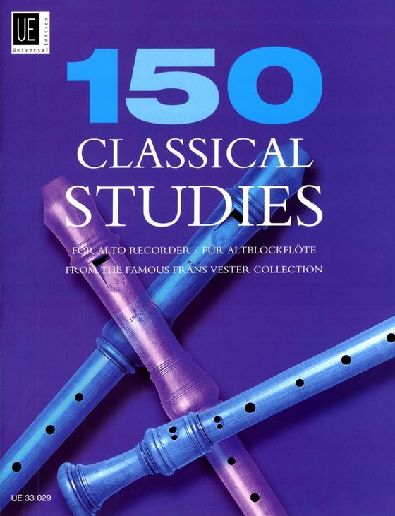 150 Classical Studies für Altblockflöte