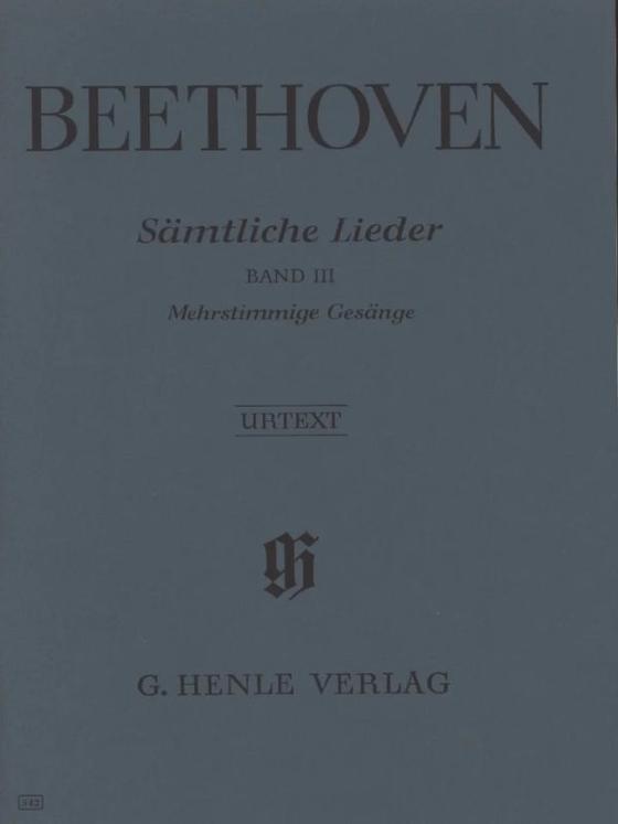 Sämtliche Lieder III