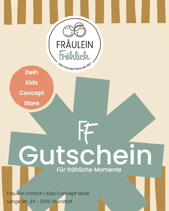 Fräulein Fröhlich Geschenk Gutschein per Post