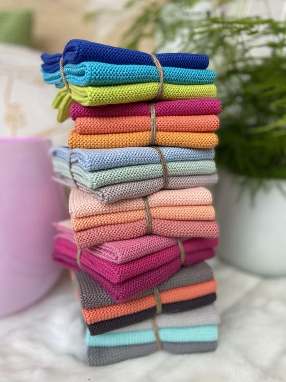 Solwang Design Wischtücher - orange/koralle/pink