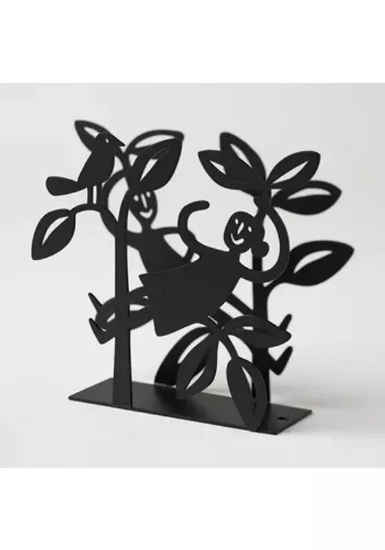 Bengt & Lotta Serviettenhalter "Climbing Trees" schwarz