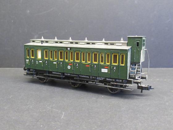 Fleischmann 5094 Abteilwagen 3. Klasse mit Bremserhaus DRG Spur H0