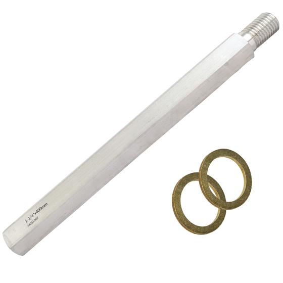 1 ¼&Prime; Verlängerung <br> aus Aluminium <br> Nutzlänge 100 - 400 mm