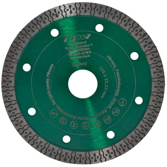 Diamant Trennscheibe für Fliesen Typ Galaxy <br> Ø 115 & 125 mm 