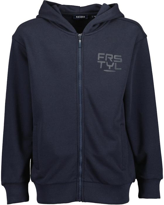 Sweatjacke mit Kapuze, nachtblau