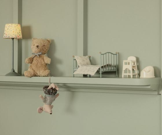 Maileg Vintage Bett Maus Minze