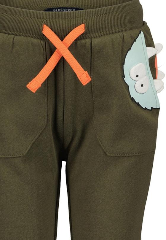 Sweathose "Funny Monster", angeraut, Baumwolle, schilf