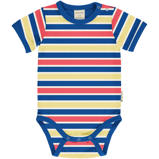 Body "Stripes Mix Blue", Biobaumwolle, GOTS-zertifiziert