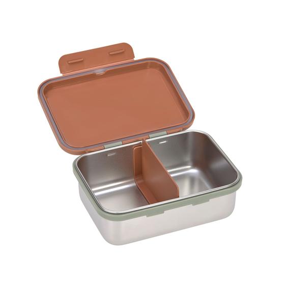 Kinder Brotdose - Lunchbox Edelstahl Happy Prints Caramel