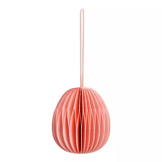 Osterei aus Papier Rosa Honey Comb