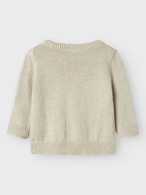 Name It Strickpullover Flowers Peyote Melange