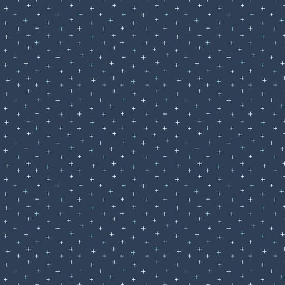 Baumwollstoff mit feinem Kreuzchen-Muster aus der Cotton + Steel Basics Kollektion in This Night Is Sparkling by Spreefee Stoffe