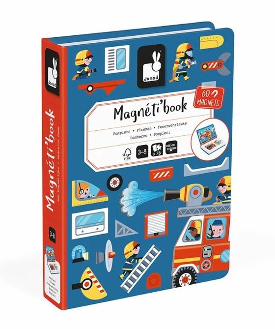 Janod Magneti' Book Feuerwehrleute