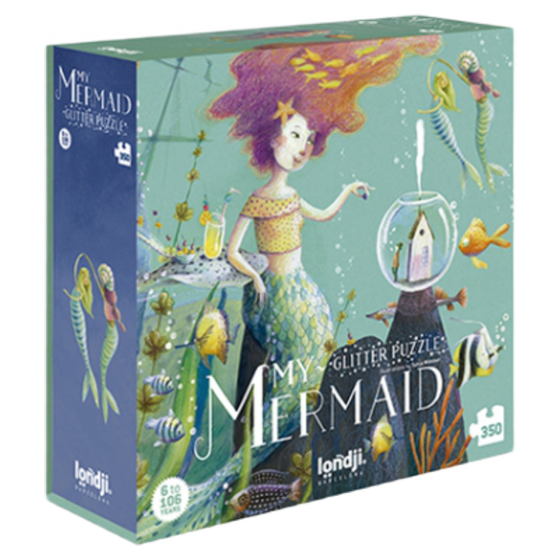 Londji Puzzle Mermaid Glitter 350 Teile