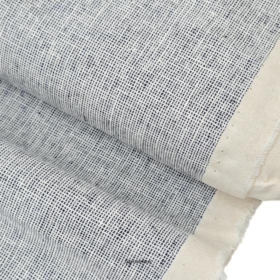 Robert Kaufman Essex Yarn Dyed Homespun – strukturierter Leinen-Baumwollstoff aus 55 % Leinen und 45 % Baumwolle zum Taschennähen.