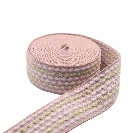 Gurtband Colourful Dots 38mm - dusty pink