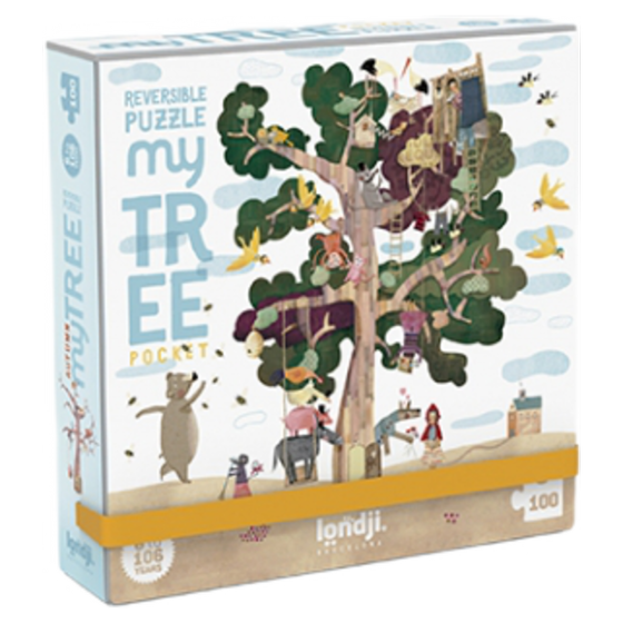 Londji Puzzle Tree Pocket Puzzle 100 Teile