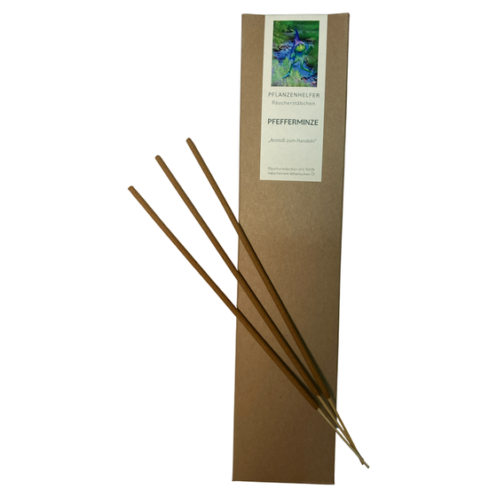 Pfefferminz Pflanzenhelfer Räucherstäbchen 12er-Pack