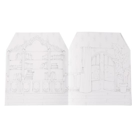 Moulin Roty Sticker Malbuch Il était une fois