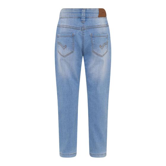 Jeans, stretch, innen verstellbar, slimfit, hellblau