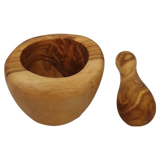 Olivenholz Mörser