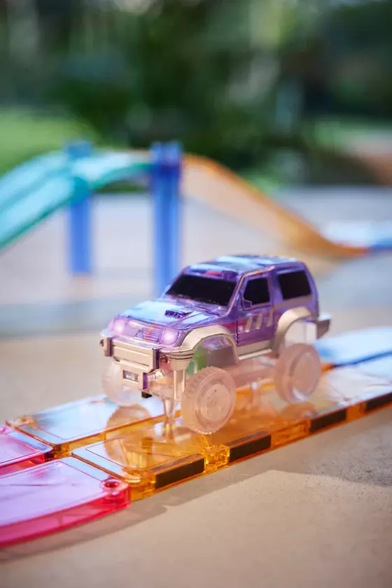 Cleverclixx Race Track Car Purple