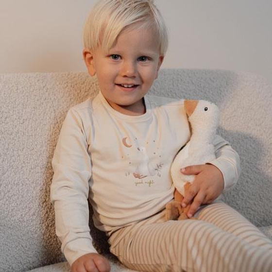 Little Dutch Pyjama Gestreift Sand