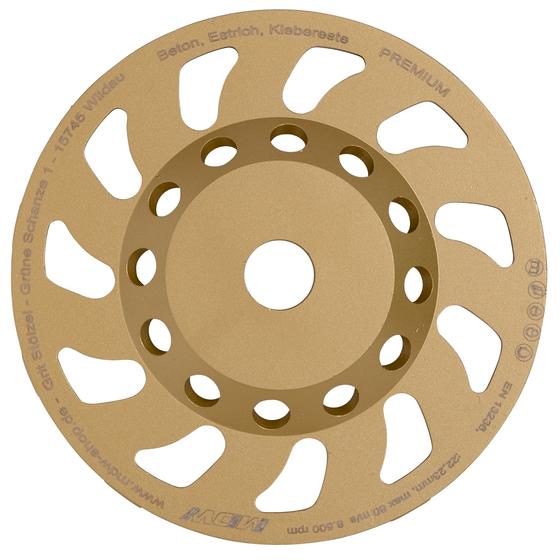 Diamant Schleifteller <br> Premium Top <br> Ø 150 mm <br> passend für Flex Sanierungsschleifer