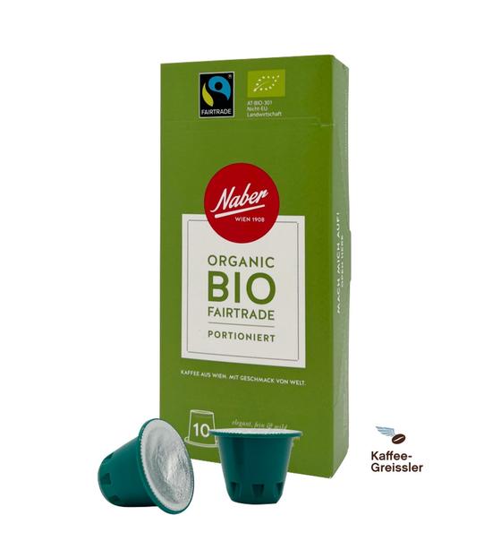 Bio Fairtrade Kapseln Naber_Schoenbergers Kaffeegreissler