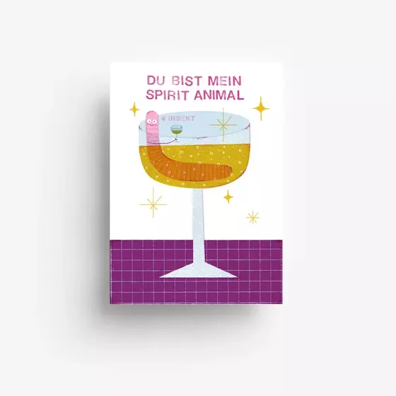 Spirit Animal Postkarte von jungwiealt