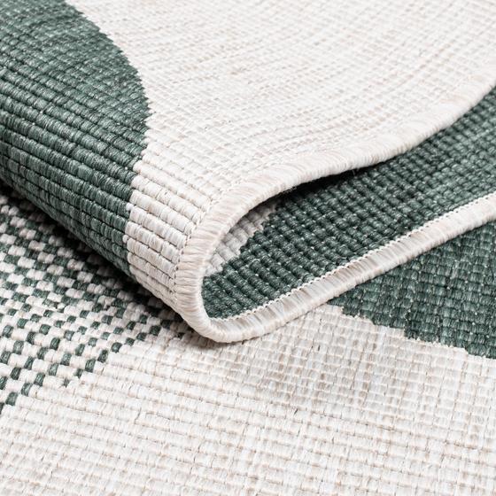 DUO Rug wendbarer Teppich grün