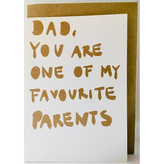 Dad, you are one of my favorite, Klappkarte von superjuju