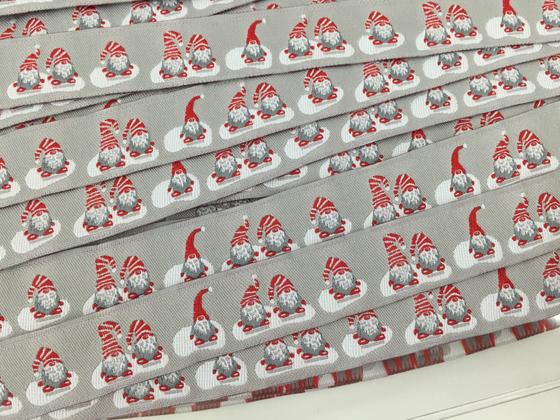 Webband Weihnachtswichtel 1,0 Meter