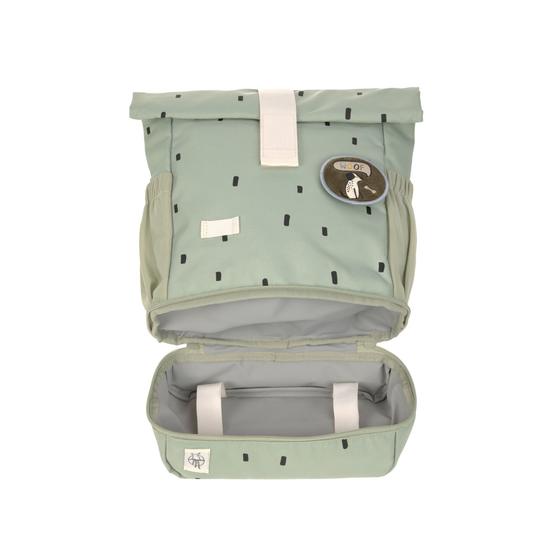 Lässig Kindergartenrucksack Rolltop - Happy Prints Oliv
