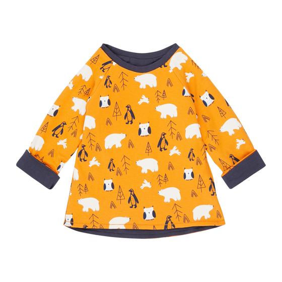 Wendeshirt "Polar Bear", Biobaumwolle, GOTS-zertifiziert, dunkelblau