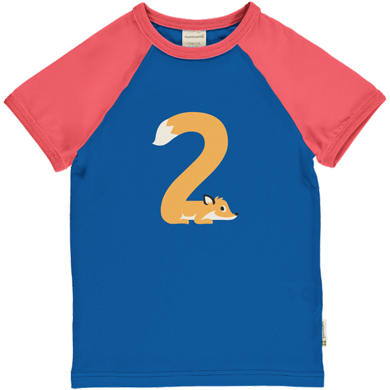 T-Shirt "2", Biobaumwolle, GOTS-zertifiziert, Fuchs