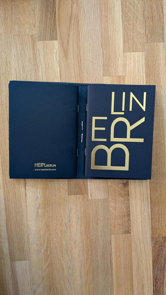 Notebook Leder Sleeve Schwarz von Herrn Pong