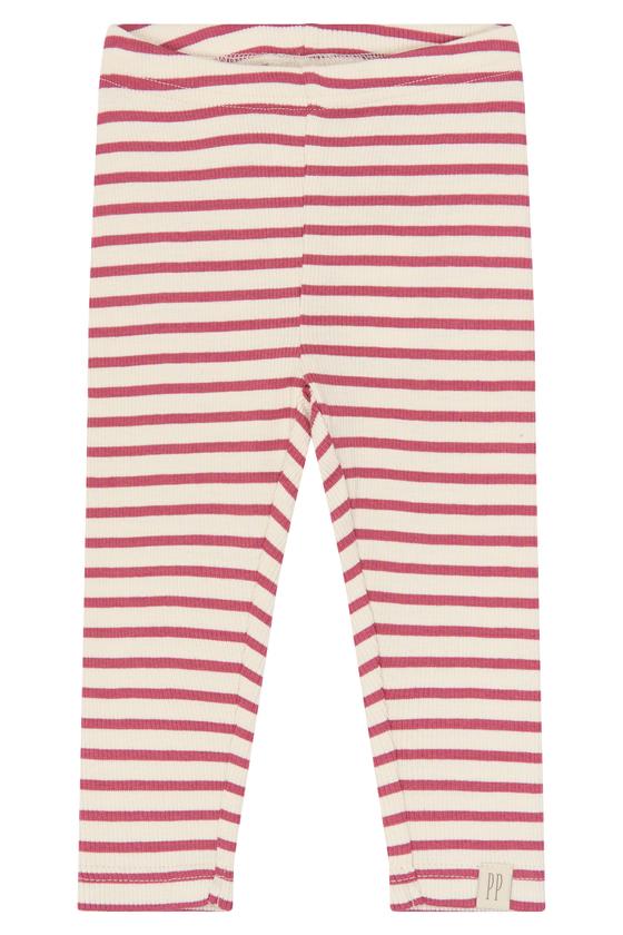 Petit Piao Leggings Dusty Striped Mauvewood