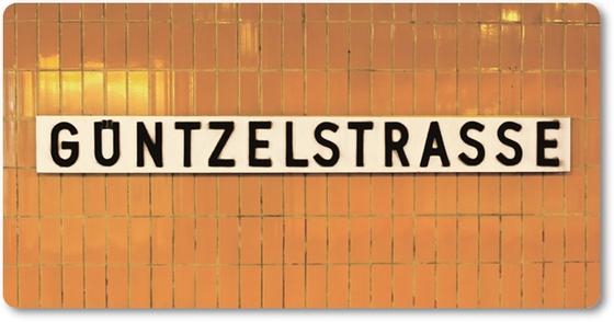 Güntzelstrasse U-Bahnhof Hotel Magnet Souvenir Berlin kaufen - Geschenkidee von tom bäcker - U9 - Charlottenburg - Wilmersdorf