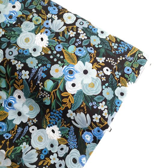 Cotton + Steel - Garden Party Blue Fabric - Rifle Paper Co