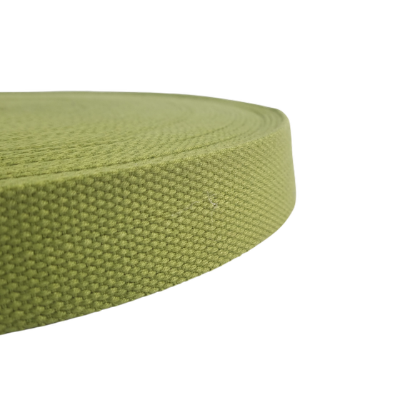 Gurtband Baumwolle 30mm – limettengrün