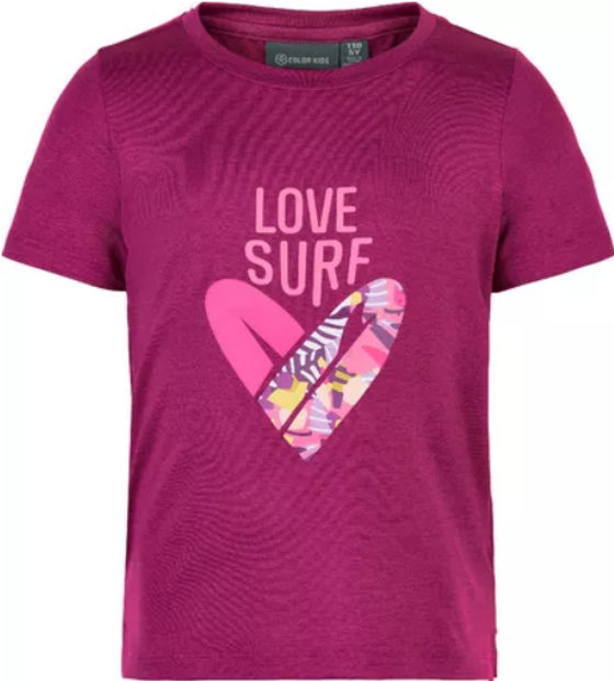 T-shirt w. front print Mädchen