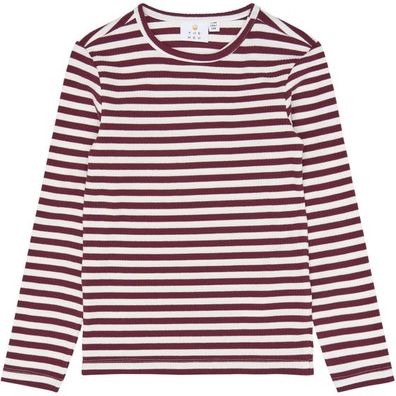 The New Rip Langarmshirt Wild Moore Gardenia Striped