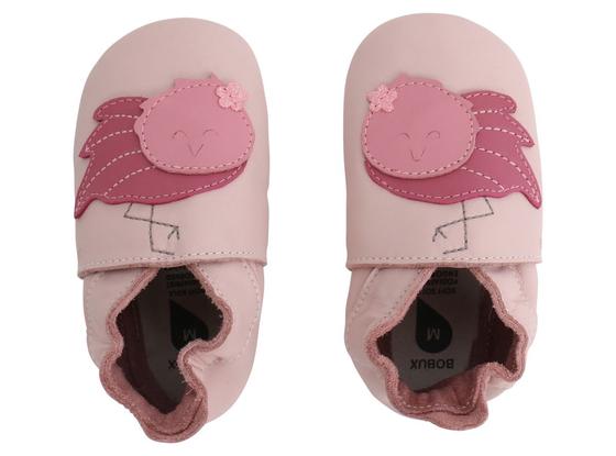 Lederschläppchen "Flamingo Blossom"