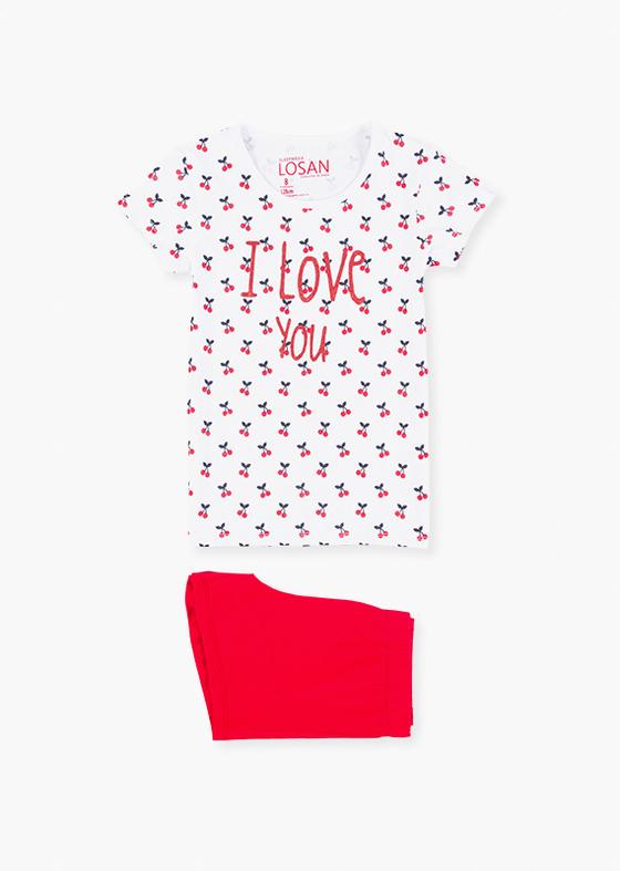 Shorty "I love you", kurz, inkl. Stoffbeutel176