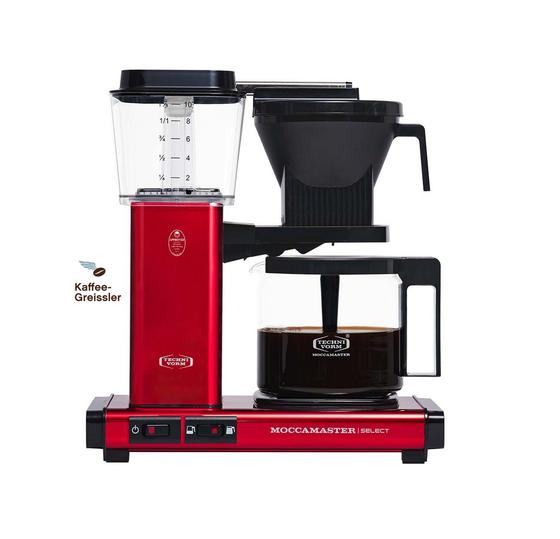 Moccamaster Filterkaffeemaschine Rot Metallic_Schönbergers Kaffeegreissler