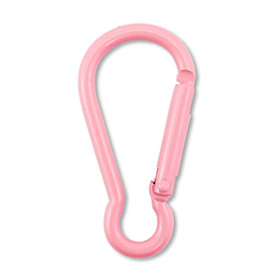 Karabinerhaken Colour Drop pink