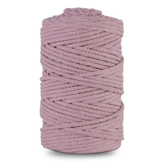 Kordel Baumwolle 5mm uni  - altrosa